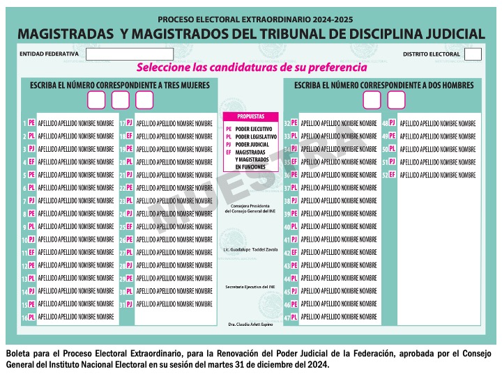 elección judicial en México